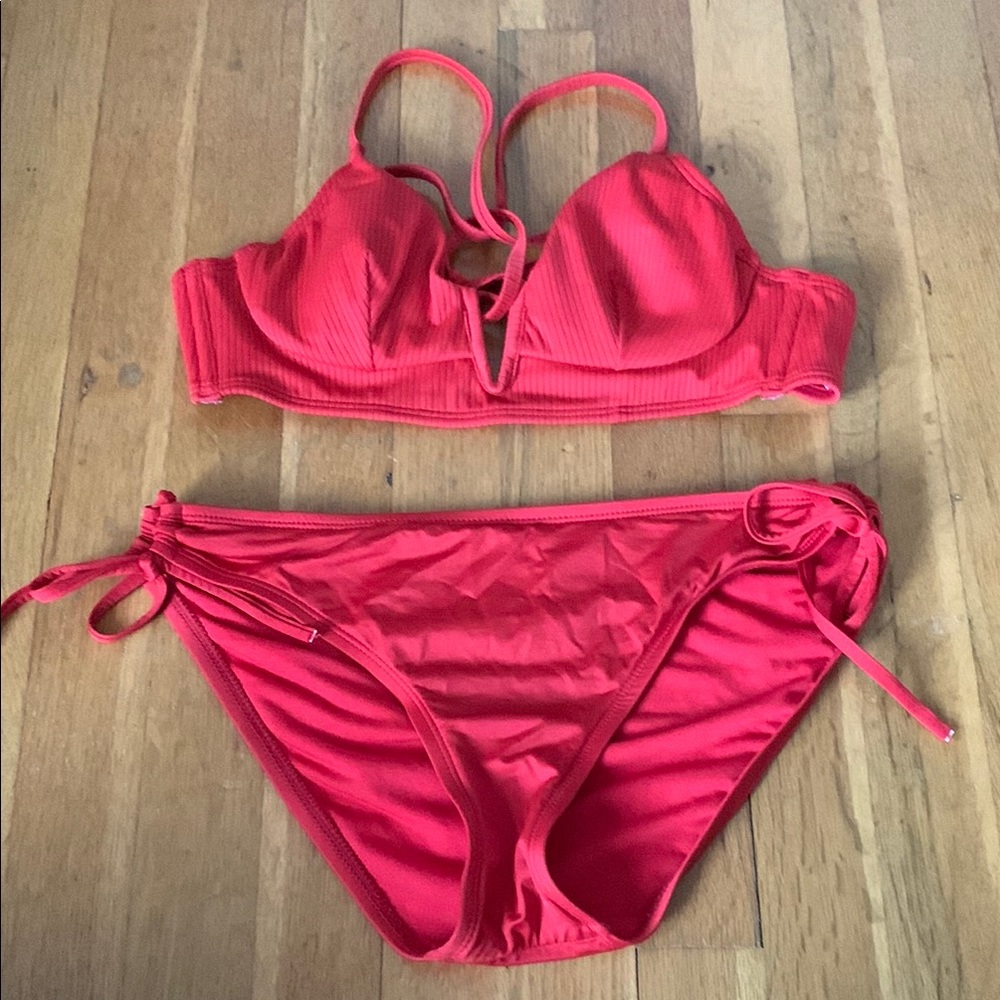 Red Bikini Set